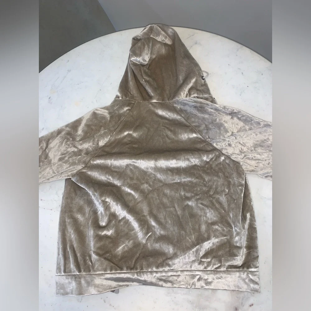 Stunning Brunello Cucinelli velour hoodie Size 44 - Picture 3 of 7